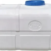 Ємність для води 200 літрів біла харчова прямокутна