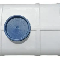 Ємність для води 200 літрів біла харчова прямокутна - Зображення 3