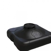 Бак для душу 100л пластиковий плоский дачний бак для води