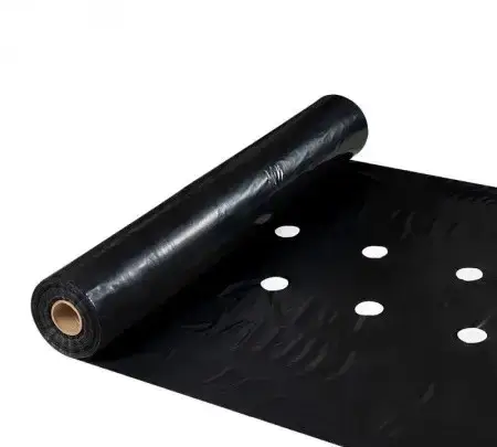 Плівка 40 мкм 1.20м* 500м плівка чорна для мульчування перфорована