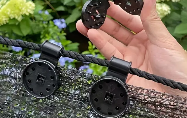 Кліпса для затіняючої сітки (Кругла) кріплення сітки на паркан